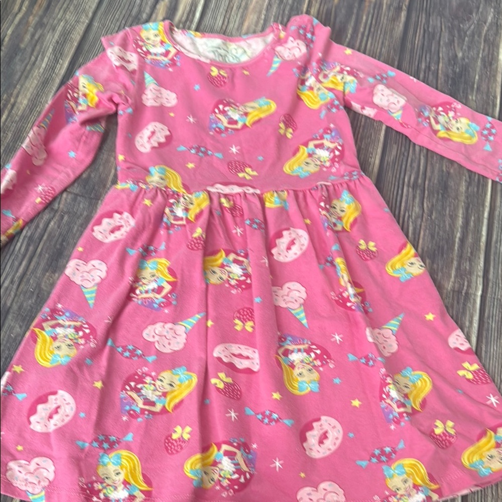 Nickelodeon Pink Long Sleeve Dress, 4T